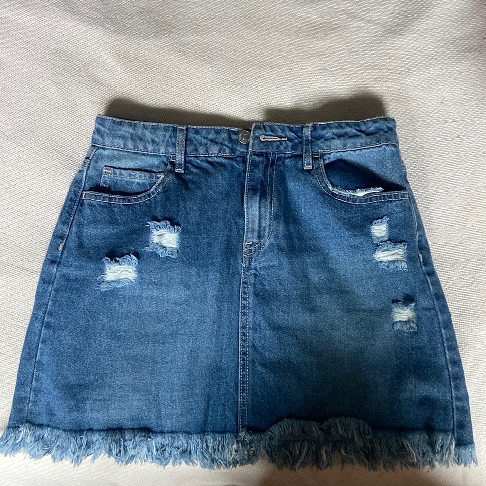 Forever 21 Denim Girls Skirt - 13/14